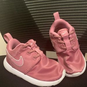 Pink Nike shoes